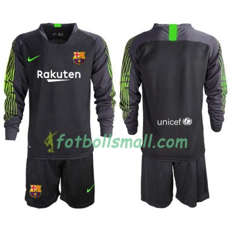 FC Barcelona Fotbollströjor Målvakt Barn Borta tröja 2019/20 Långärmad